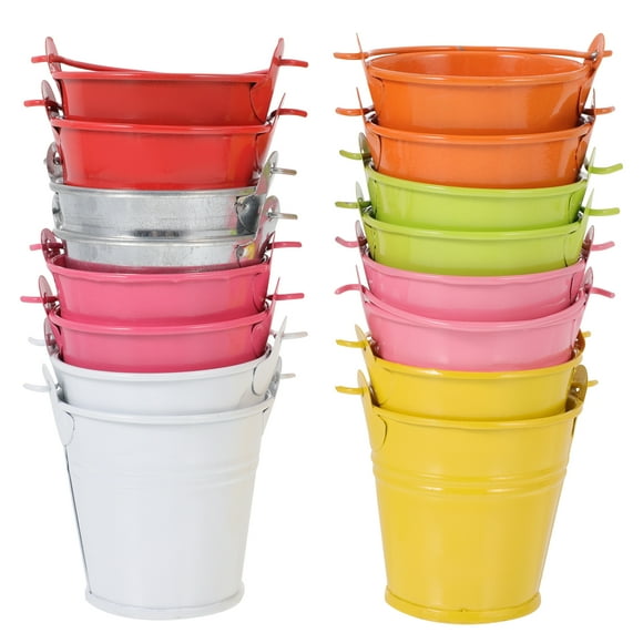 Metal Pails Iron 16Set 2.2X2.2in