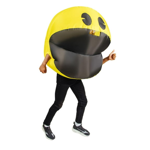 PAC-MAN Inflatable Adult Costume | One Size Fits Most