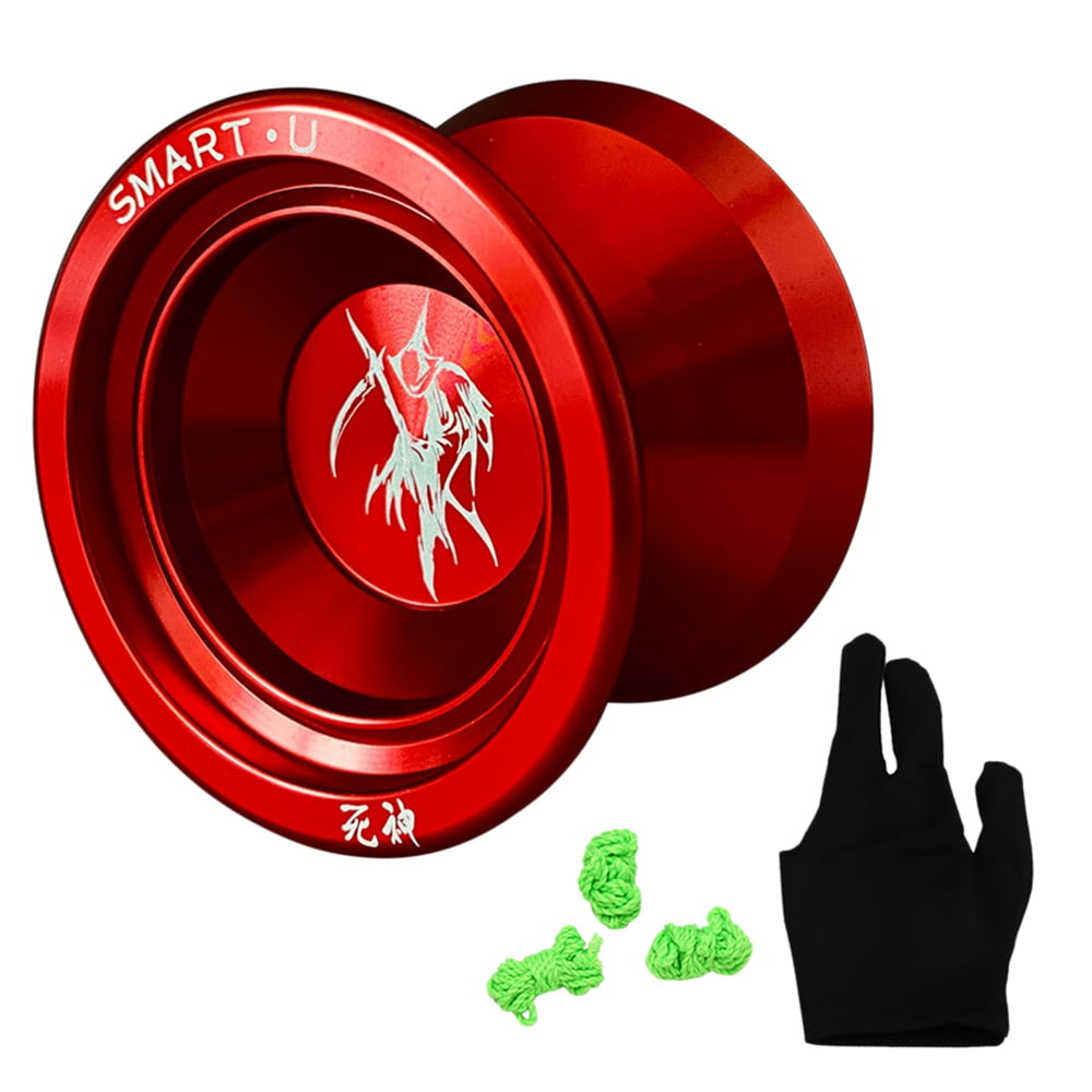 S2 Snake Metal Yoyo Professional Yoyo Ball Aluminum Alloy YoYo+Glove+3