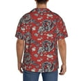 thumbnail image 5 of Easygdp Dragons2 Men's Casual Short-sleeved Shirt with Pocket and Button Suitable for Beach Vacation Leisure - 3X-Large, 5 of 7