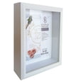 thumbnail image 2 of 8" x 10" White Beveled Shadow Box Picture Frame by Studio Décor - Includes Pre-attached Hanging Hardware - Horizontal or Vertical Display - 1 Pack, 2 of 4