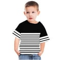 thumbnail image 4 of Piuwrlz Summer Short T-Shirts for Girls Short Tops Sleeve Black Size 11-12 Years, 4 of 5