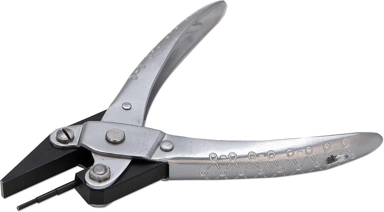 The Beadsmith 3-Step Round and Flat Nose Parallel Plier, Loops 1, 1.5, 2mm, 5.5 Inch Steel Tool
