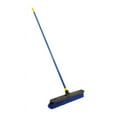 thumbnail image 2 of QUICKIE 599 Rough Surface Push Broom, 24 in Sweep Face, Poly Fiber Bristle, Steel Handle Blue, 2 of 2