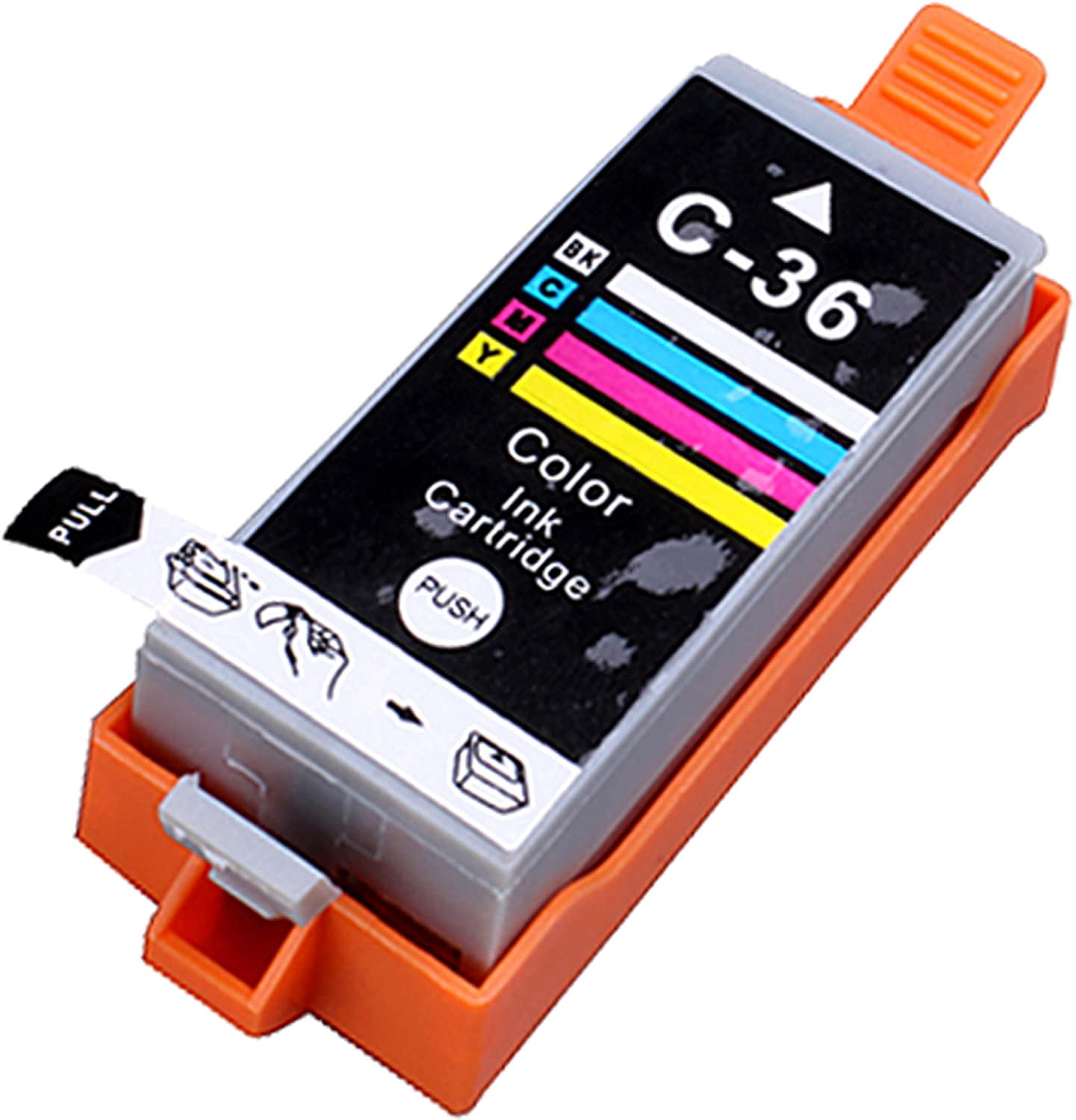 Ink Hero 2 Pack Ink (1 Black & 1 Color) Cartridges for CLI36 PGI35