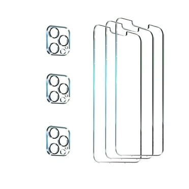 CCOCC 3Pcs Privacy Screen Protector, 9H Tempered Glass Screen Protector, Fingerprint and Anti-Glare Phone Protector - 3 3 Pack for Total Protection