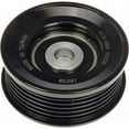 thumbnail image 3 of KarParts360 For Lexus GX470 2003-2009 Idler Pulley | Steel | Serpentine Belt Type | Black | 6 Groove | 11.5 Millimeters Inside Diameter | 2.4 Millimeters Material Thickness | 11927EA000, 166040F010, 3 of 5