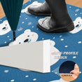 thumbnail image 2 of Yayeee Doormat for Inside 20"x32" Absorbent Low-Profile Washable Non-Slip Rubber Backed Entryway Rug, Blue Polar Bear, 2 of 8