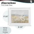 thumbnail image 4 of Stupell Industries Traditional Rustic Landscape Daisy Meadow White Framed Print Under Glass, 21 x 17, by Creative Studio, 4 of 8
