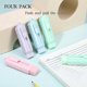 thumbnail image 2 of 8-Pack Sliding Retractable Pencil Sharpeners, 4 Colors Aesthetic Eraser (8.6 cm * 2.6 cm), 2 of 5
