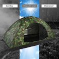 thumbnail image 2 of ShenMo 1 Pce 200 * 100 * 110 cm Tente de camping, Tente Imperméable pour une Personne, Tente camouflage Extérieure, Tente de Randonnée Résistante aux UV, Adaptée pour le camping et la Randonnée, 2 of 5