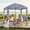 Dark Blue, variant on Dozzle UPF 50+ Full Protection, 6x6ft Large Beach Tent, Spacious Canopy for Whole Family, Removable Side Curtain, Instant Setup Sun Shelter, Collapsible Cabana, Starfish Shell