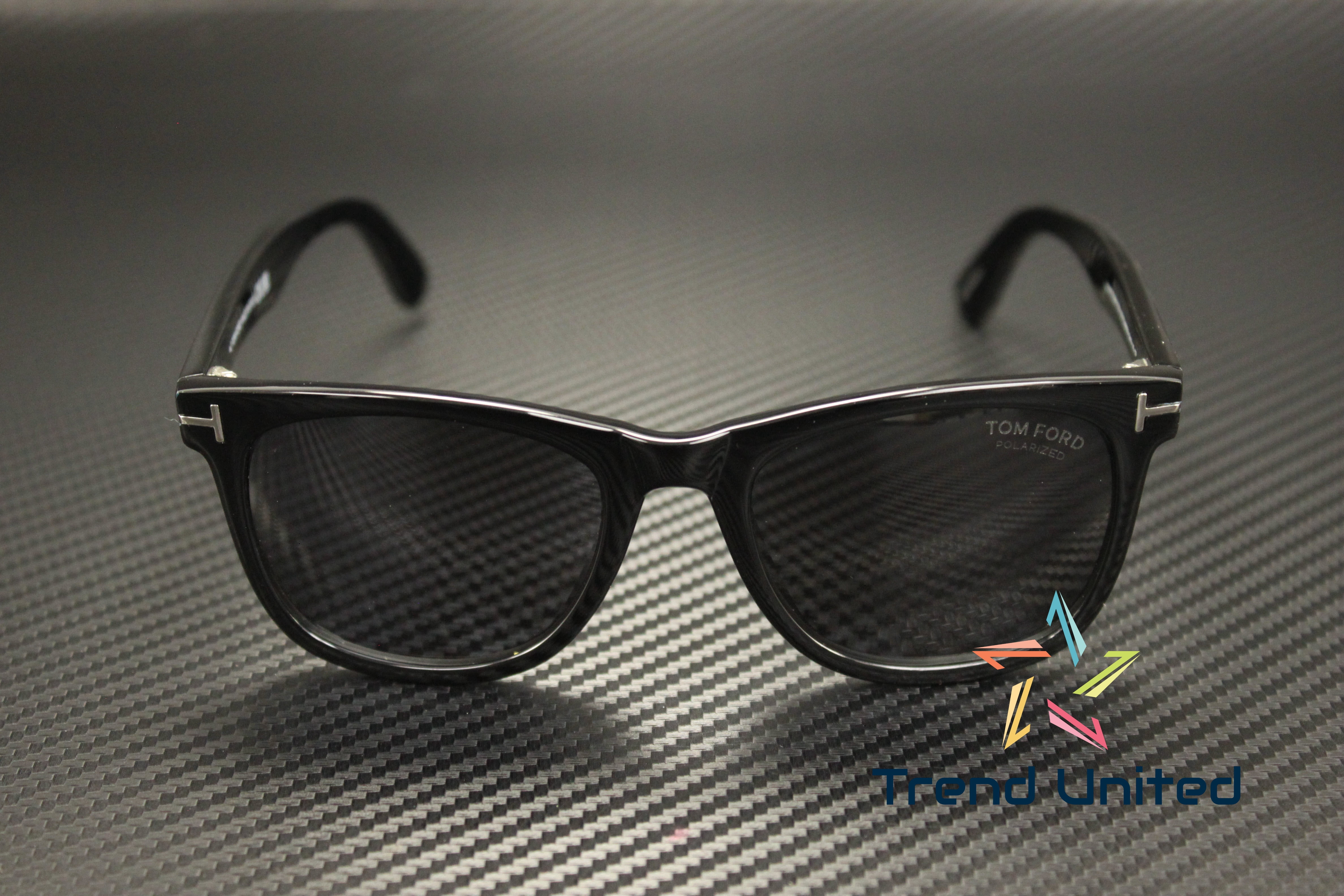 Tom Ford FT 1099 Plastic Mens Square Polarized Sunglasses Black 52mm Adult