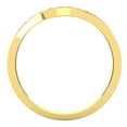 thumbnail image 3 of Dazzlingrock Collection Round White Diamond Bypass Engagement Ring for Women (0.22 ctw, Color I-J, Clarity I2-I3) in 10K Yellow Gold, Size 9.5, 3 of 6