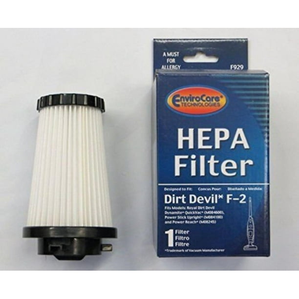 F2 Filter 2 pack, Dirt Devil Part3SFA11500X Type F2 HEPA Vacuum