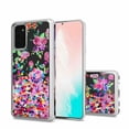 thumbnail image 1 of Kaleidio Case for Samsung Galaxy Note 20 5G (6.7") [Quicksand Glitter] TPU Gel Slim Hybrid Skin Cover [Liquid Silver Flowers & Colorful], 1 of 2