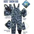 thumbnail image 2 of Arctic Hero Kids' Snow Bib - Boys' and Girls' Insulated Waterproof Ski Pants Overalls (2T-18), 2 of 7