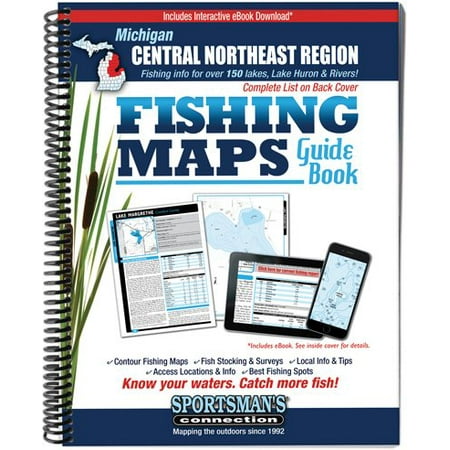 Central Northeast Michigan Fishing Map Guide (Best Fishing In Central Texas)