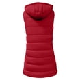 thumbnail image 6 of Breezora Quilted Sleeveless Puffer Vest for Women Hooded Winter Coat Warm Zip Up Outerwear Mid Length Design XXL Size, 6 of 7