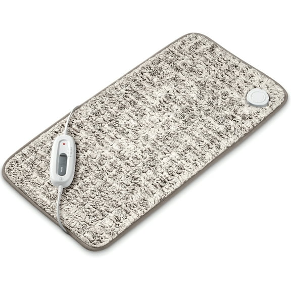 Beurer UHP26N Microplush Heating Pad for Back Pain Relief, Machine Washable Fabric with Auto Shut Off, Electric Heating Pad for Cramps and Sore Muscles, Machine Washable with Adjustable Strap