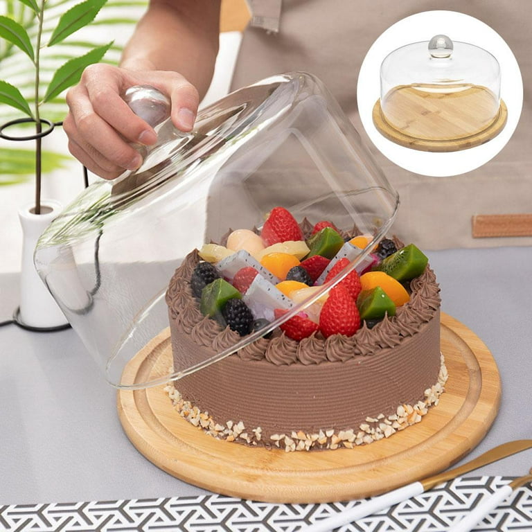 Cake Stand with Cover Serving Tray Cheese for Breakfast Food
