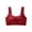 Red -AJ10, variant on Dwellite Wireless Bras for Women No Underwire Seamless Full Coverage Supportive Comfortable Push Up Everyday Soft Tshirt Bra Coffee 36