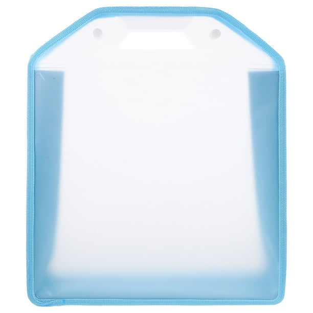 Carpeta útil, bolsa de archivo portátil, bolsa de plástico reutilizable para guardar archivos, bolsa para documentos