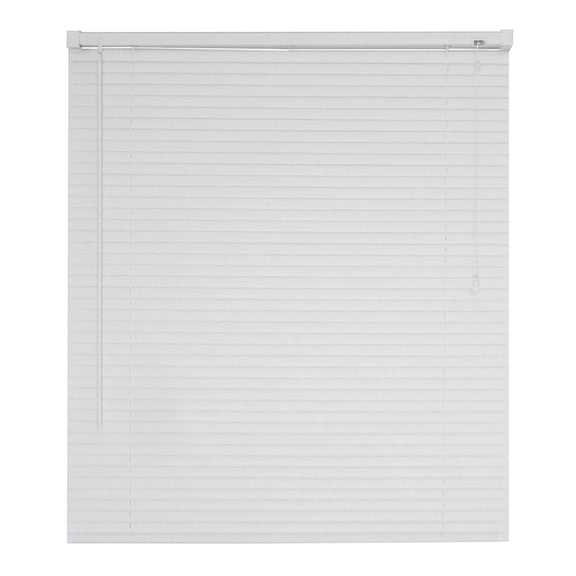 Persiana Deco 150 x 160 cm Horizontal de PVC  Blanca