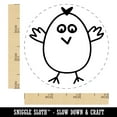 thumbnail image 2 of Wary Chicken Self-Inking Rubber Stamp Ink Stamper - Red Ink - Small 3/4 Inch, 2 of 7
