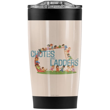 Chutes And Ladders/Vintage Chutes And Ladders Stainless Steel Tumbler 20 oz Coffee Travel Mug/Cup Vacuum Insulated & Double Wall with Leakproof Sliding Lid | Great for Hot Drinks and Cold Beverages