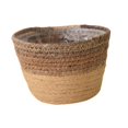 thumbnail image 3 of Bin de almacenamiento decorativo de cesta de planta tejida para balcón de interior de dormitorio al aire libre S, 3 of 8