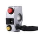 thumbnail image 1 of 7/8" Motorcycle Handlebar Mount Switches with Horn Turn Signal High Low Beam Control Silver, 1 of 3