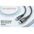 thumbnail image 4 of Cable de datos Cable de Datos Oraimo OCD-CC11A 3A 2M Gris, 4 of 7