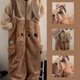 thumbnail image 3 of Cartoon Kigurumi Bear Onesies Flannel Hooded Onesies Adults Women Animal Halloween Christmas Cosplay Pajamas Cute Dress Up, 3 of 5