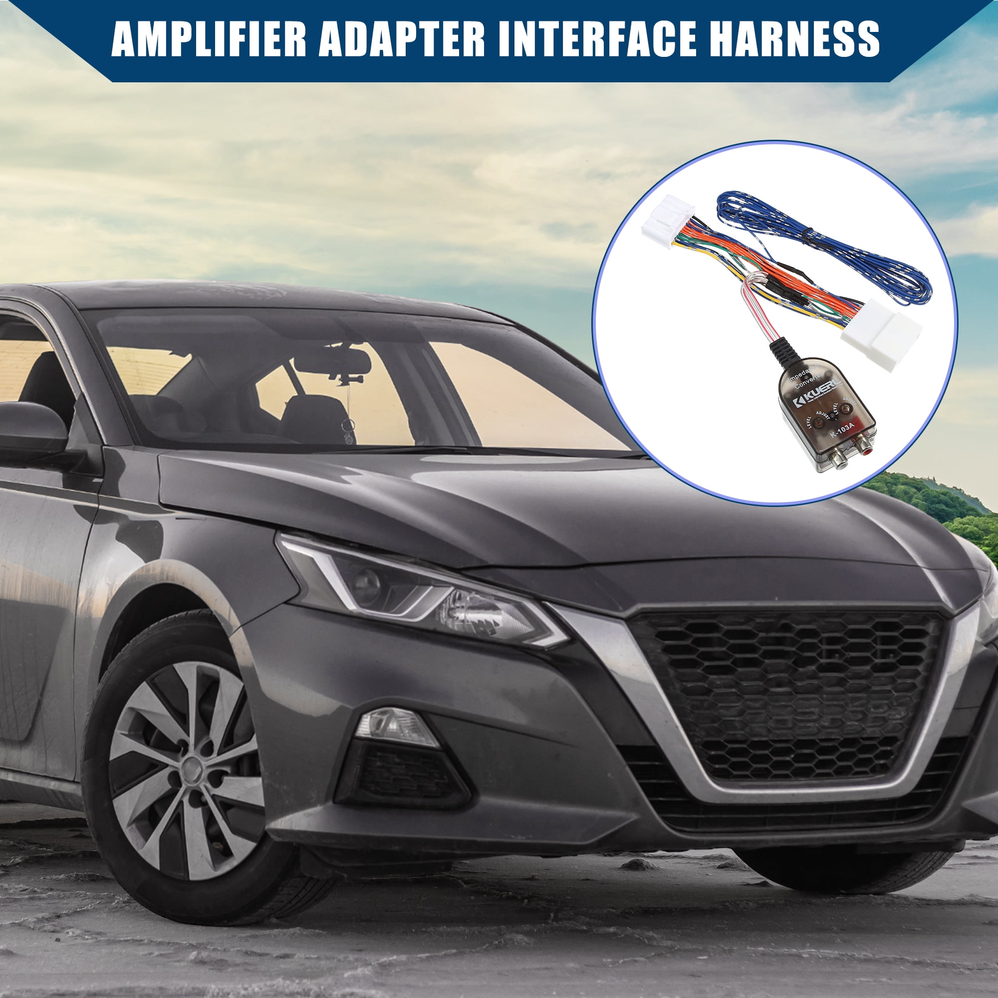 Unique Bargains Radio Add a Subwoofer Amplifier Harness for Nissan and for Subaru Models