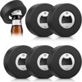 thumbnail image 1 of 6 Pcs Ice Hockey Puck Bottle Openers Stainless Steel Beer Bottle Openers Hockey Gifts for Men Bottle Opener, 1 of 5