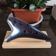 thumbnail image 5 of Ocarina de cerámica de 12 agujeros, pintada a mano, aprendizaje para principiantes, estilo de regalo de Navidad 1, 5 of 5