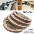 thumbnail image 1 of 10Pcs/Set 1/2×18Inch Sanding Belts Abrasive Bands For Belt Sander Abrasive Tools, 1 of 9