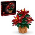 thumbnail image 1 of LEGO Botanicals Poinsettia 10370 Ensemble de construction (608 pièces), 1 of 6