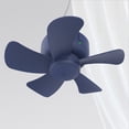 thumbnail image 2 of Portable Ceiling Fan USB Powered Hiking Tent Hanging 3.5W Outdoor Hiking Hanging Summer Cooling Remote Control Timing Function Household Cooler Pink, 2 of 9