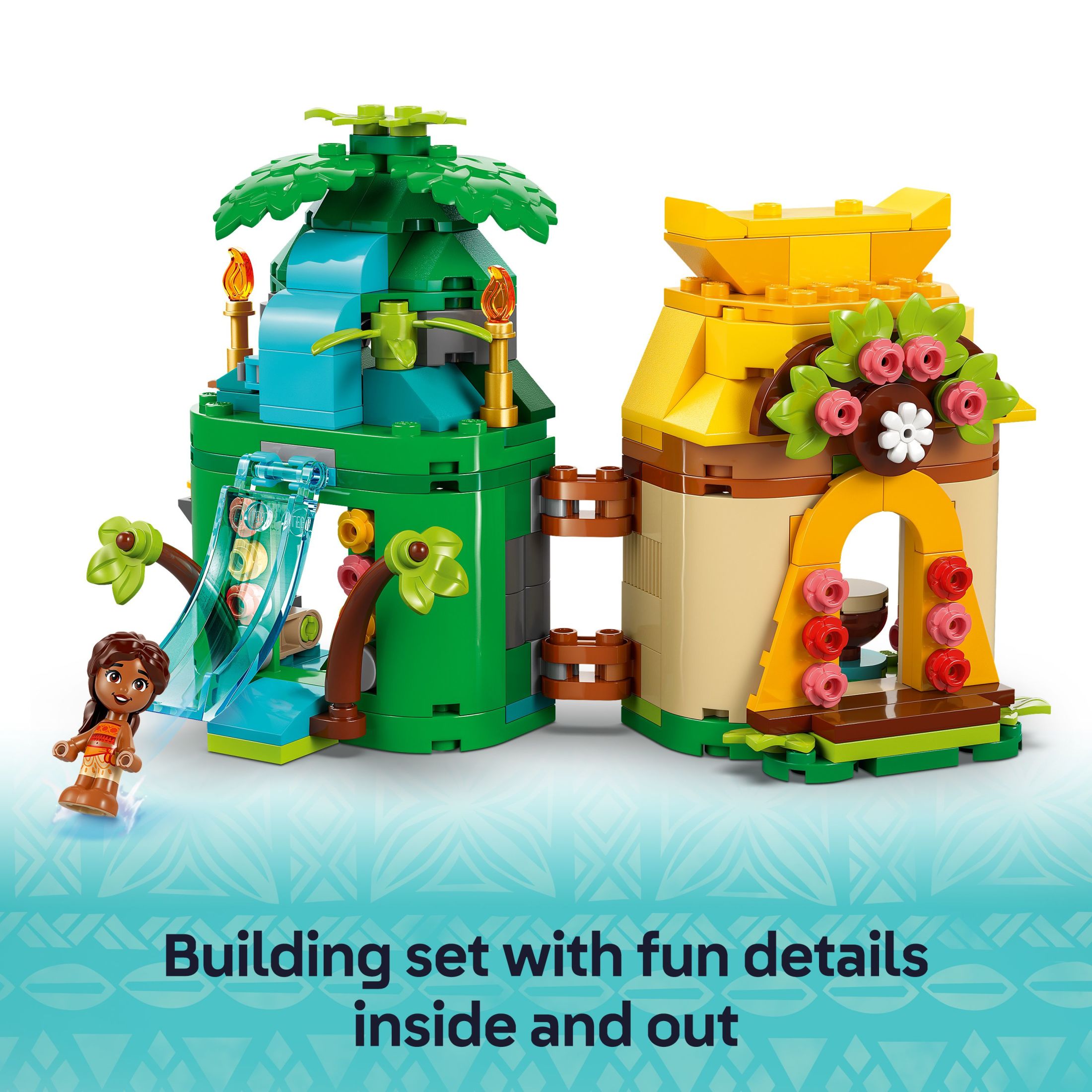 LEGO Disney Diversión en la Isla de Moana Juguete de Construcción - Juguete de Moana para Niños, Niñas y Niños, Mayores de 5 Años - con 2 Micro-Muñecas Disney y Figura de Animal Pua - Idea de Regalo para Cumpleaños - 43260 4