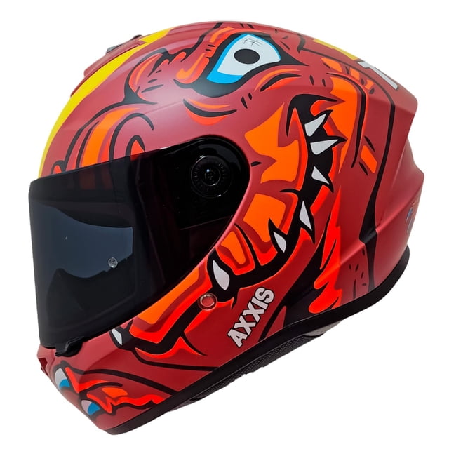 Casco para moto talla S Draken Dinotoon C5 Axxis naranja