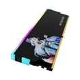 thumbnail image 3 of DRAM Heatsink 5V-3PIN ARGB DDR3 DDR4 DDR5 Aluminum Memory Module Cooling Vest With Thermal Pad for Desktop Computer PC White 4 PCS, 3 of 6