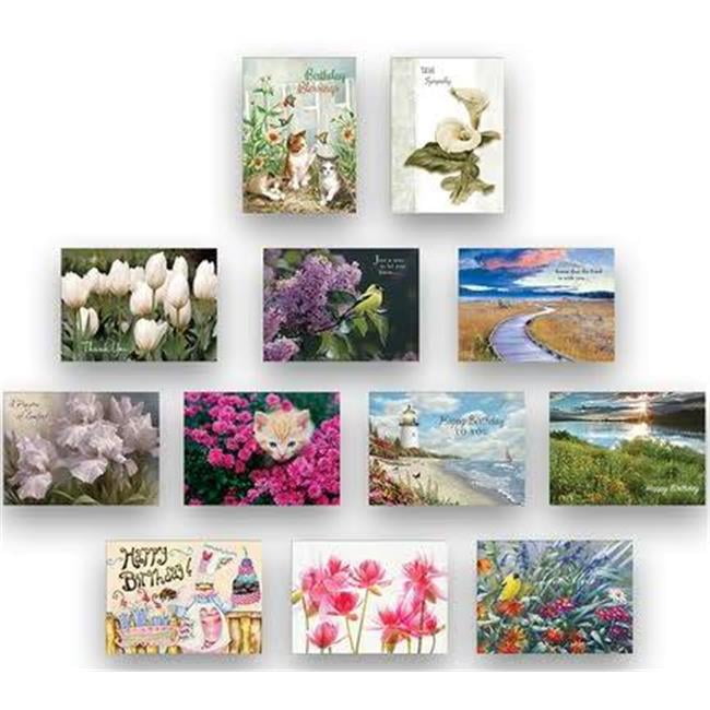 Tree-Free Greetings Eco-Friendly Buddha-Themed Notecard Set With Envelopes, Made In - View #2