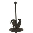 thumbnail image 5 of Cast Iron Rustic Rooster Chicken On Scroll Art Kitchen Paper Towel Holder Stand, 5 of 6