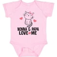 thumbnail image 3 of Inktastic Nonna and Papa Love Me Grandchild Kitty Girls Baby Bodysuit, 3 of 5