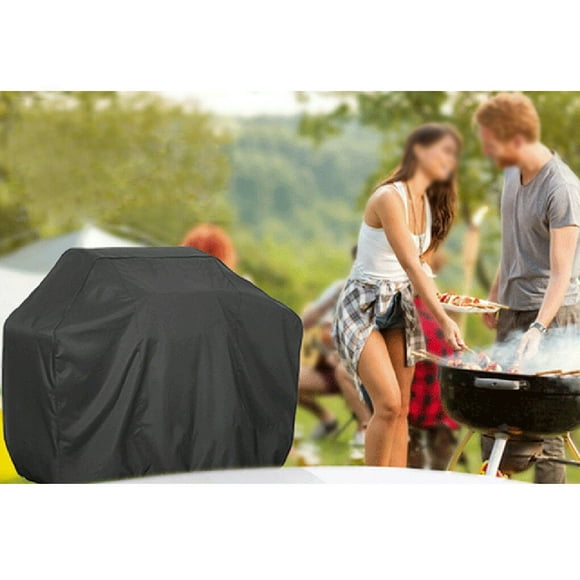 ruzhgo Rainproof Patio Round Fire Pit Cover Outdoor Waterproof Dustproof UV Protector Grill BBQ Cover
