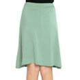 thumbnail image 4 of Stretch Is Comfort Girl's A-Line Knee Length Skirt Sage Green Large, 4 of 7