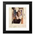 thumbnail image 2 of Oskar Schlemmer 20x23 Black Modern Framed Museum Art Print Titled - Preliminary Study for ‘Five Figures in Space, Roman’ (1925), 2 of 5
