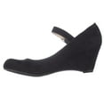 thumbnail image 4 of Womens AR35 Meesha Wedge Mary Jane Pumps, Black, 7.5 US, 4 of 7